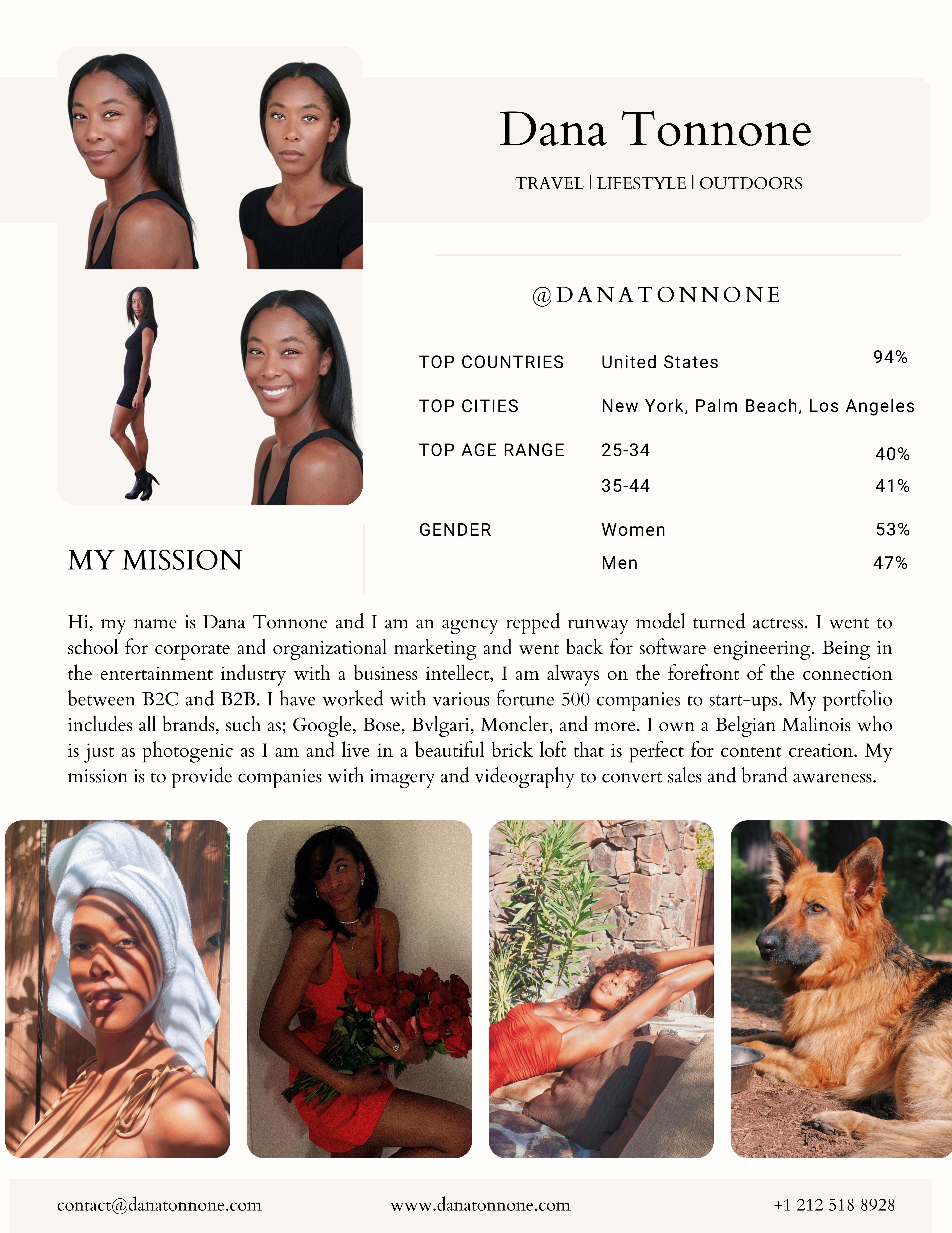 Dana Tonnone’s MediaKit